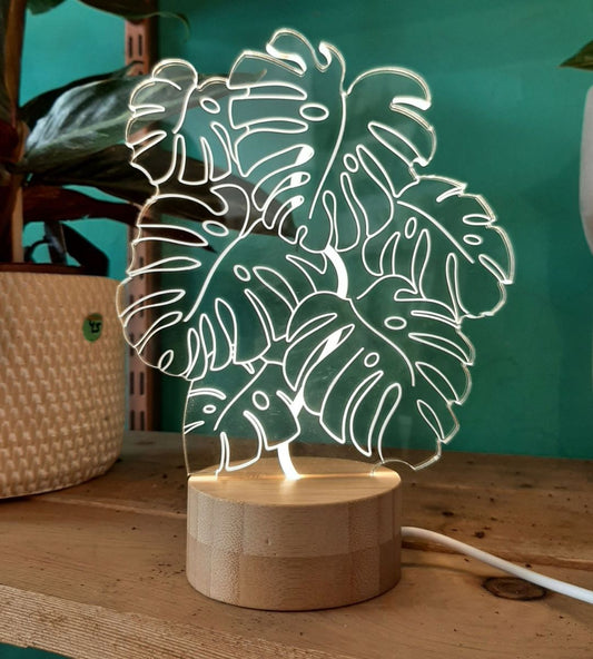 Monstera Plant Lamp