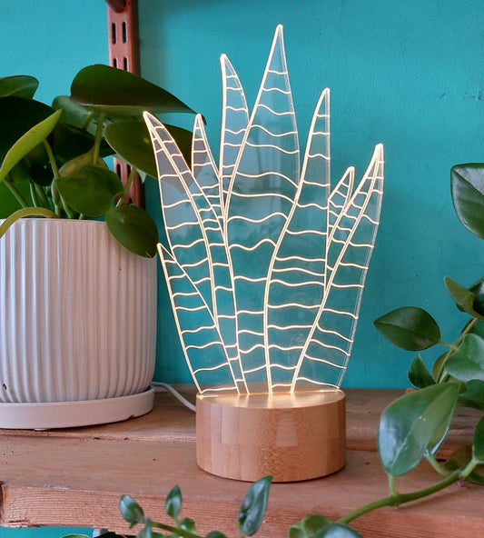 Snake Plant Lamp