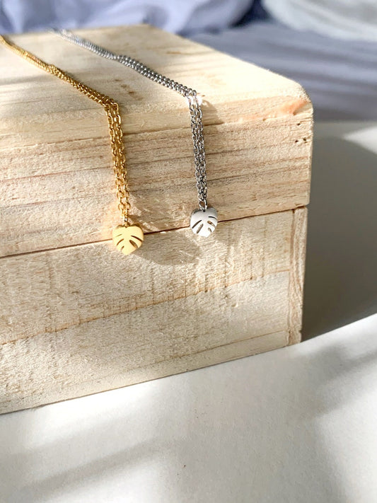 Mini Plant Charm Necklace