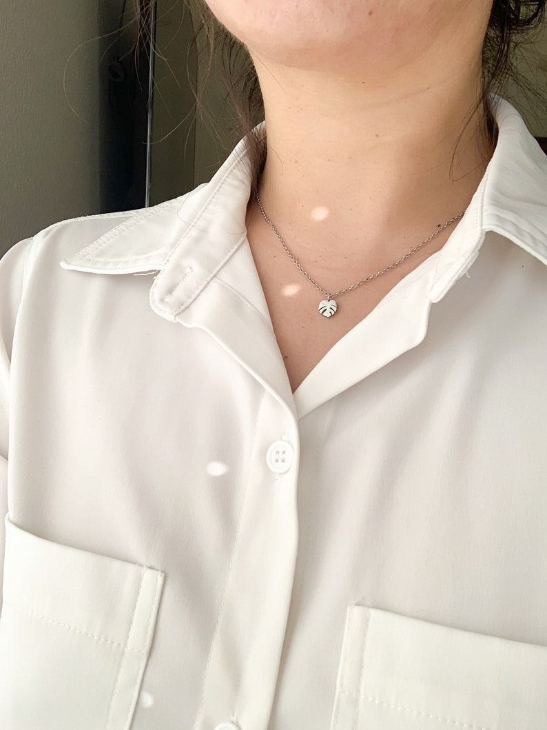 Mini Plant Charm Necklace