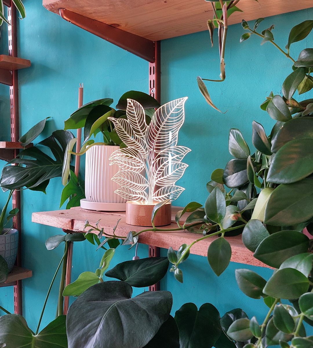 Heliconia Plant Lamp