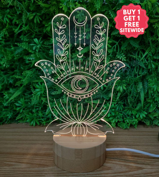 Hamsa Hand Lamp