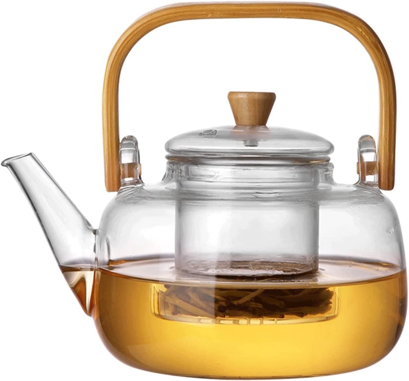 Glass & Bamboo Tea Kettle