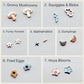 Dainty Little Tiny Things Metal Stud Earrings