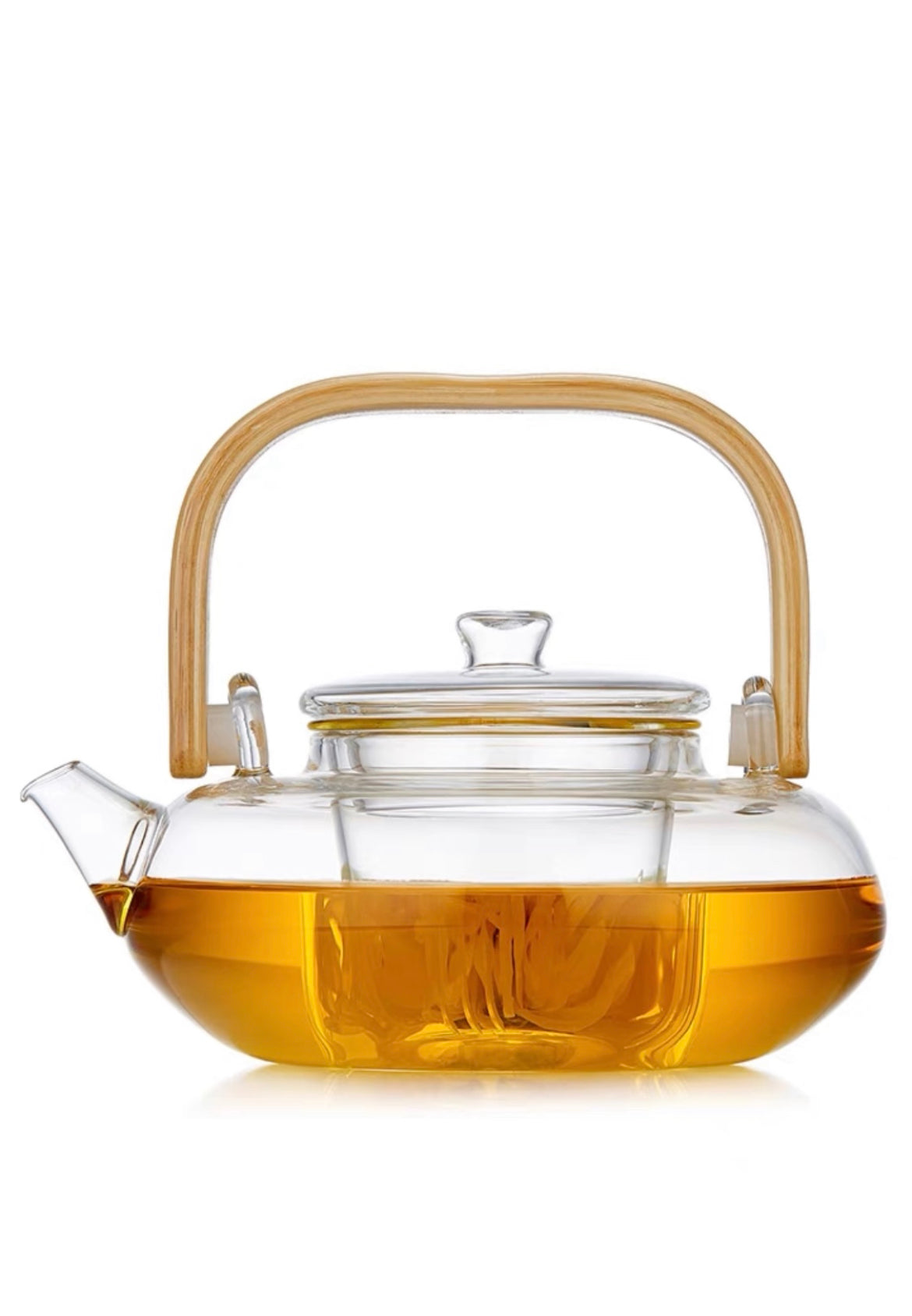 Glass & Bamboo Tea Kettle