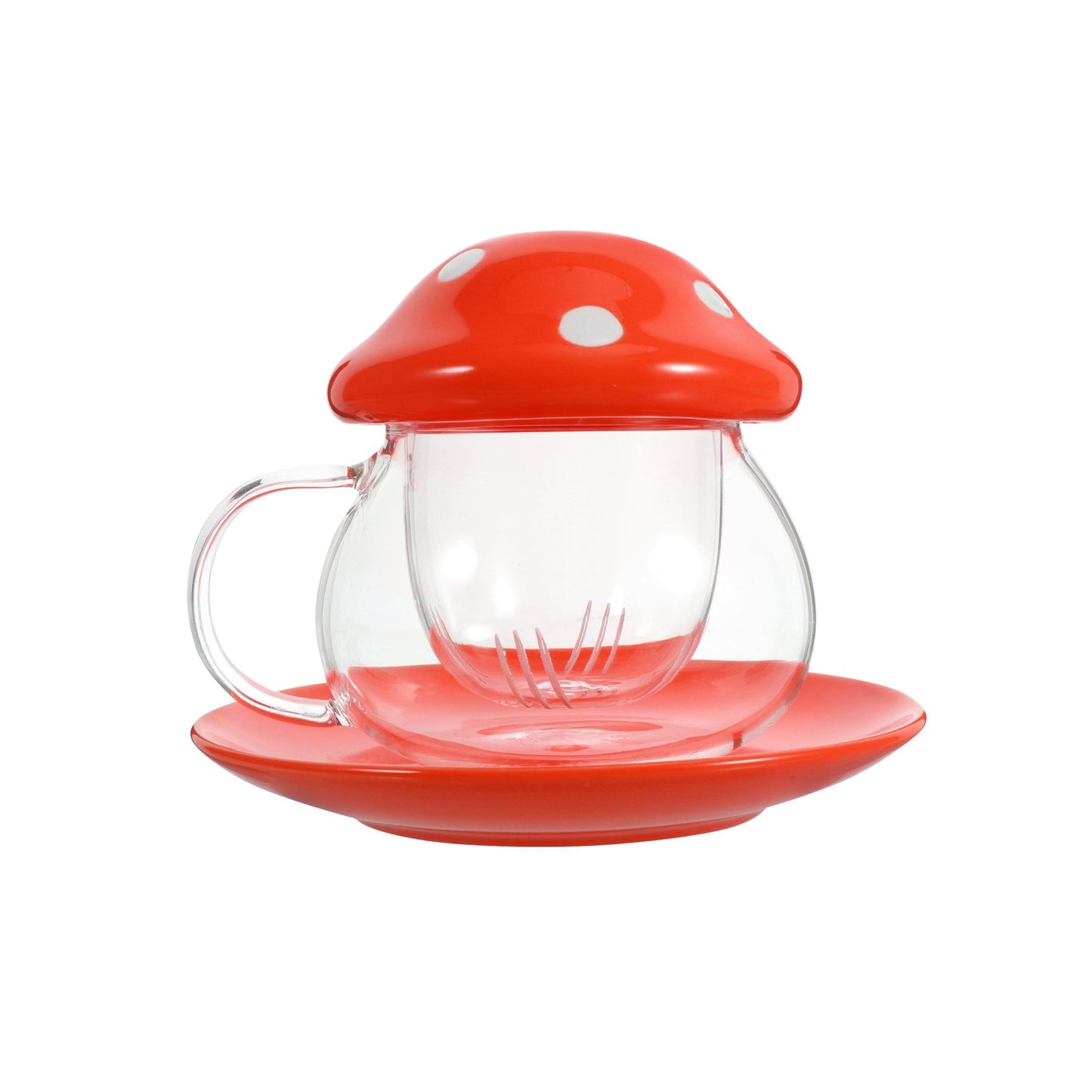 Mushroom Tea Infuser Glass - 10 OZ