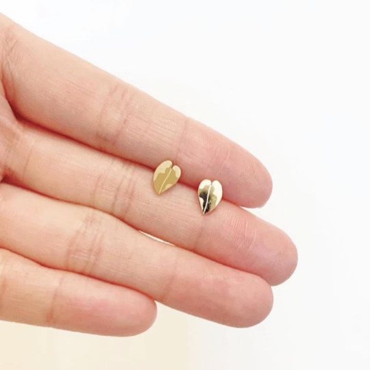 Pink Princess | White Knight Philodendron Mini Stud Earrings